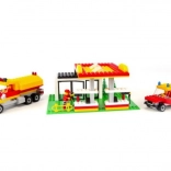 Klocki CHEVA 8 stacja benzynowa – plastikowy zestaw 349 szt.