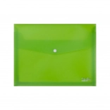 Teczka przestrzenna A4 z zapięciem na nap, zielona Opaline
