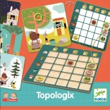 Gra dydaktyczna DJECO Topologix do nauki pojęć przestrzennych od 4 lat