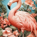 Puzzle Cherry Pazzi Flamingo 1000 elementów