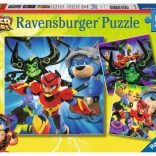 Ravensburger puzzle Power Players 3×49 elementów