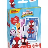 Gra karciana Shuffle Fun 4 w 1 Marvel Spidey i super przyjaciele
