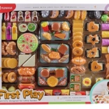 Duży Zestaw Plastikowego Jedzenia dla Dzieci