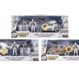 Wojskowy zestaw z dźwiękiem i światłem na baterie