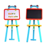 Dwustronna tablica dla dzieci 3w1 – magnetyczna, suchościeralna i kredowa