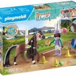 Playmobil Horses Waterfall: Zoe i Blaze z przeszkodami 71355