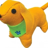 Zestaw filcowy – brązowy piesek do uszycia