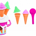 Zestaw piaskowy do robienia lodów