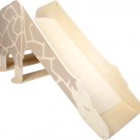 Dziecięca drewniana zjeżdżalnia żyrafa do wnętrz Wildlife