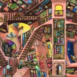 Puzzle Absurdna Biblioteka 500 elementów