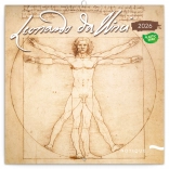 Kalendarz notatkowy Leonardo da Vinci 2026