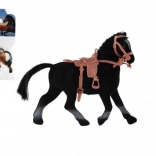 Zabawka koń z pluszem z siodłem