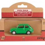 metalowy model fiat 126p maluch 1:43 – zielony