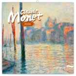 Kalendarz notatnikowy Claude Monet 2026, 30 x 30 cm