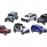 Metalowy terenowy samochodzik 7,6 cm z napędem typu pull-back