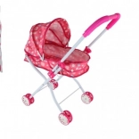 Głęboki wózek dla lalek – materiałowy, lekki i składany