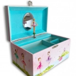 Muzyczna szkatułka na biżuterię z baletnicą