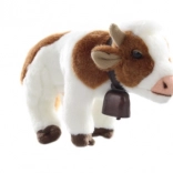 pluszowa krówka z dzwoneczkiem 25 cm