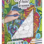 Grafix Malowanie Po Numerach: Lew, Płótno na Ramie 30x40 cm