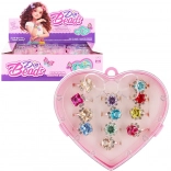 Dziecięce pierścionki w pudełku prezentowym (12 szt.)