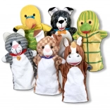 Pacynki na rękę – zwierzęta domowe, zestaw dla dzieci 2+