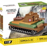 Klocki COBI Historical Collection Somua S-35 1:72