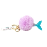 Brelok z pomponem i ogonem syreny