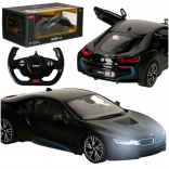 RC auto RASTAR BMW i8 1:14 z otwieranymi drzwiami – czarne