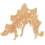 Woodcraft drewniane puzzle 3D Stegosaurus