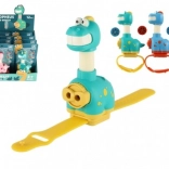 Projektor na nadgarstek z dinozaurami dla dzieci, plastik, 11 cm, 3 kolory