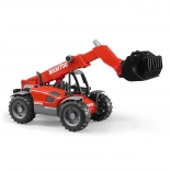 Plastowy model ładowarki teleskopowej Manitou MLT 633 Bruder