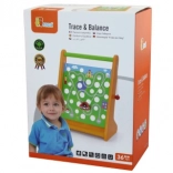 Drewniany labirynt z samochodzikiem