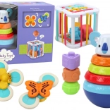 Zestaw zabawek sensorycznych Tower Koala Educational Cube Spinners