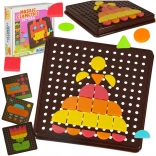 Mozaikowa kreatywna układanka figury geometryczne 170 elementów