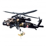 Sluban ModelBricks ratunkowy śmigłowiec UH-60 Black Hawk