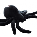 Pluszowa zabawka czarna wdowa