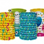 Kolorowy papierowy lampion walec 15 cm