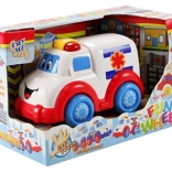 Karetka na baterie ze światłem i dźwiękiem 15 cm