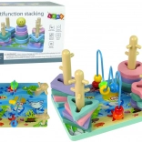 Drewniane Klocki Morski Świat Edukacyjne Kuleczki