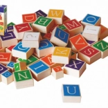 Detoa Drewniany Alfabet dla Dzieci