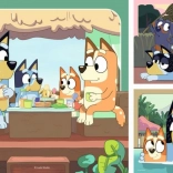 Puzzle Bluey 3x49 elementów