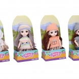 Laleczka w zimowym ubranku 15 cm