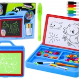 Magnetyczna tablica do rysowania 2w1 ze światłem do malowania