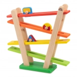 Drewniana tęczowa zjeżdżalnia Wonderworld