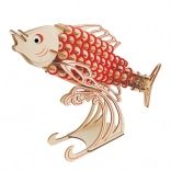 Drewniane puzzle 3D Karp