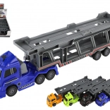 Plastowy samochód ciężarowy laweta z napędem na koło zamachowe 45 cm