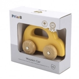 Drewniany samochód do pchania VIGA PolarB żółty