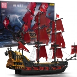 Mould King 13109 zestaw konstrukcyjny piracki statek Zemsta Królowej Anny 3139 elementów