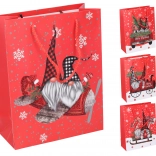 Świąteczna torba prezentowa duża 30 × 42 × 12 cm