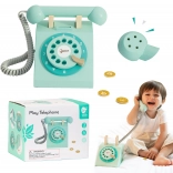 Drewniany retro telefon dla dzieci CLASSIC WORLD